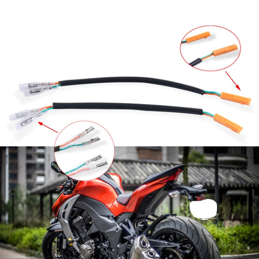 Motorcycle Retro Turn Signal Plug Adapter Cable Adaptor For Kawasaki Z800 / Z1000 / ZX-6R - In Car by buy2fix | Online Shopping UK | buy2fix
