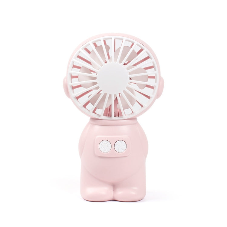 FY040 2 PCS Portable Outdoor USB Handheld Fan Desktop Office Mini Night Light Fan(Pink) - Electric Fans by buy2fix | Online Shopping UK | buy2fix