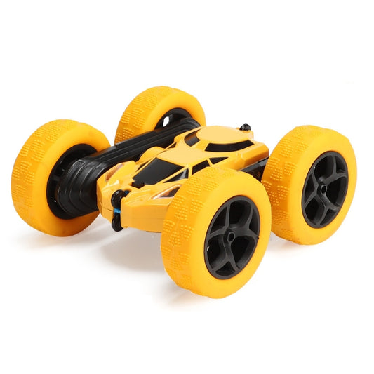 1:24 Double-Sided Stunt Car Rotating Tumbling And Twisting Stunt Car RC Climbing Children Remote Control Car(Golden) - RC Cars by buy2fix | Online Shopping UK | buy2fix