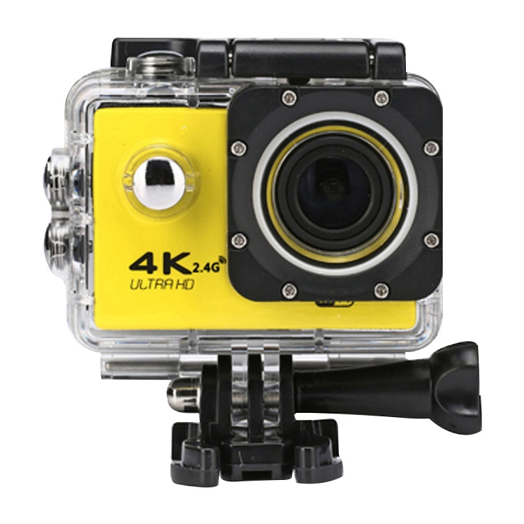 WIFI Waterproof Action Camera Cycling 4K camera Ultra Diving  60PFS kamera Helmet bicycle Cam underwater Sports 1080P Camera(Yellow) - Consumer Electronics by buy2fix | Online Shopping UK | buy2fix
