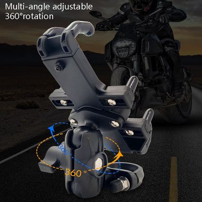 N-STAR Motorcycle Bicycle Composite Version Of Mobile Phone Bracket Multifunctional Accessories Lightweight Riding Equipment(Hollow M8 Ball Head) - Holders by N-STAR | Online Shopping UK | buy2fix