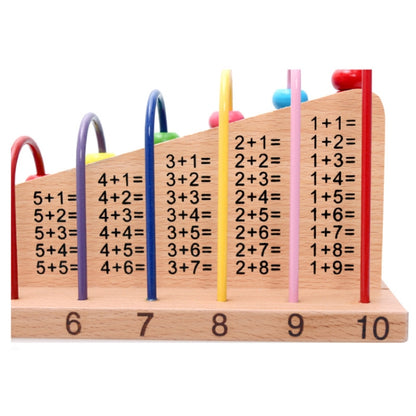 Wooden Children Bead Calculation Frame Multi-Function Early Education Teaching Kids Mathematical Addition And Subtraction Learning Toys - Math Toys by buy2fix | Online Shopping UK | buy2fix