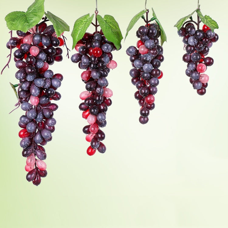 4 Bunches 36 Grain Agate Grapes Simulation Fruit Simulation Grapes PVC with Cream Grape Shoot Props - Camera Accessories by buy2fix | Online Shopping UK | buy2fix