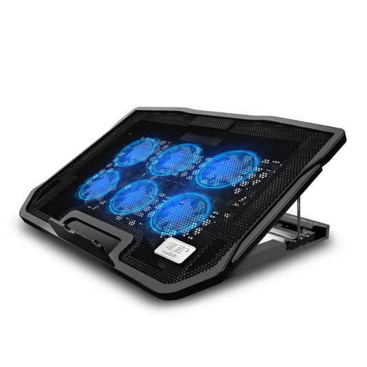 NUOXI H9 Notebook Radiator Computer Base Fan Bracket Pad(Black) - Computer & Networking by NUOXI | Online Shopping UK | buy2fix