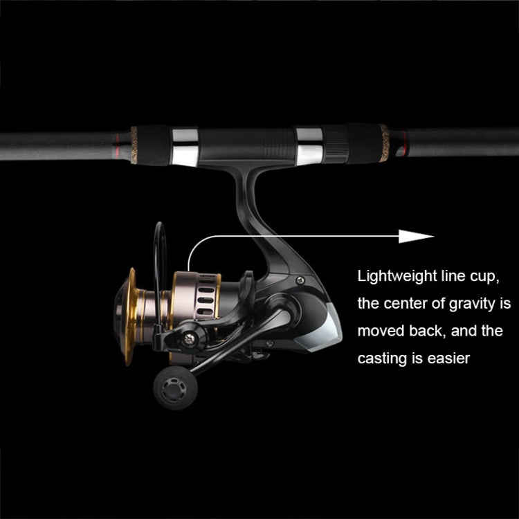 All Metal Rocker Arm Smooth Fishing Reel Spinning Reel, Spec: HE-5000 (EVA Grip) - Fishing Reels by buy2fix | Online Shopping UK | buy2fix