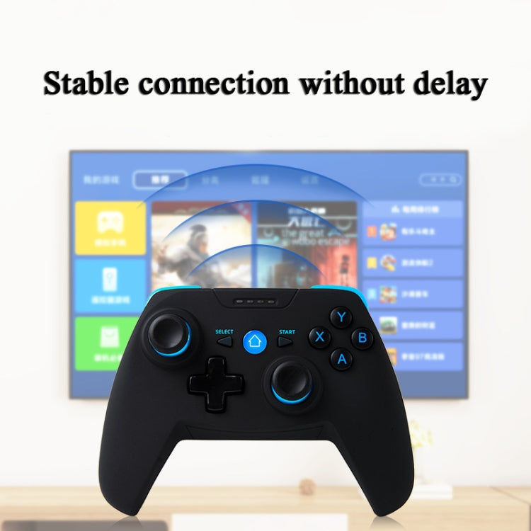 CX-X1  2.4GHz + Bluetooth 4.0 Wireless Game Controller Handle For Android / iOS / PC / PS3 Handle + Bracket+ Receiver (Blue) - Gamepads by buy2fix | Online Shopping UK | buy2fix