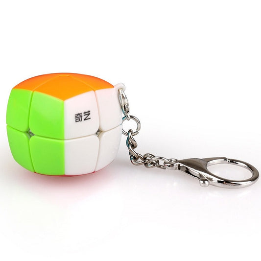 2 PCS Mini Keychain Magic Cube Decompression Toy Second-order Keychain - Magic Cubes by buy2fix | Online Shopping UK | buy2fix