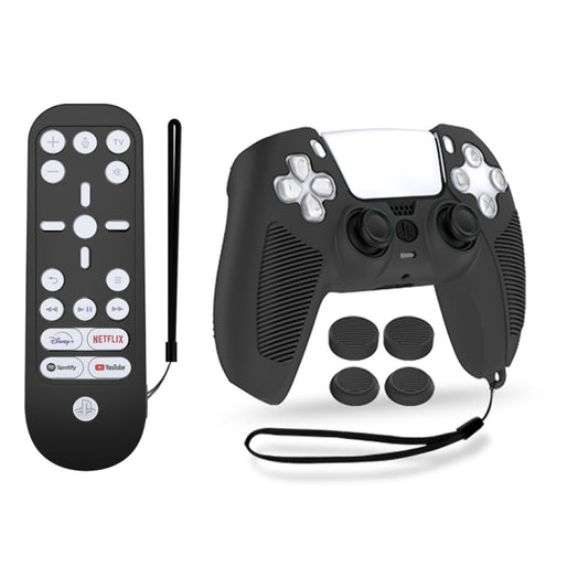 V1-1 Game Console & Remote Control Rocker Cap Silicone Protective Cover For PS5( Black) - Cases by buy2fix | Online Shopping UK | buy2fix