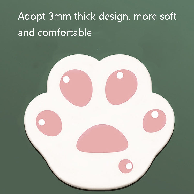 3 PCS XH12 Cats Claw Cute Cartoon Mouse Pad, Size: 280 x 250 x 3mm(Marble) - Mouse Pads by buy2fix | Online Shopping UK | buy2fix