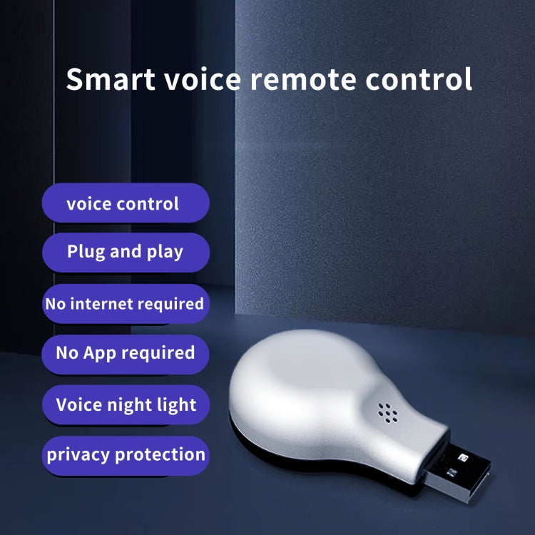 YK-166 Air Conditioner Voice Remote Control Smart AI Night Light Appliance Control TV Voice Companion(English Version) - Consumer Electronics by buy2fix | Online Shopping UK | buy2fix