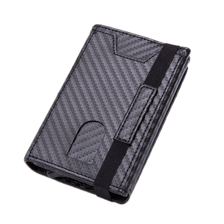 RFID Anti-Theft Aluminum Alloy Card Case(Carbon Fiber Black) - Antimagnetic RFID Package by buy2fix | Online Shopping UK | buy2fix