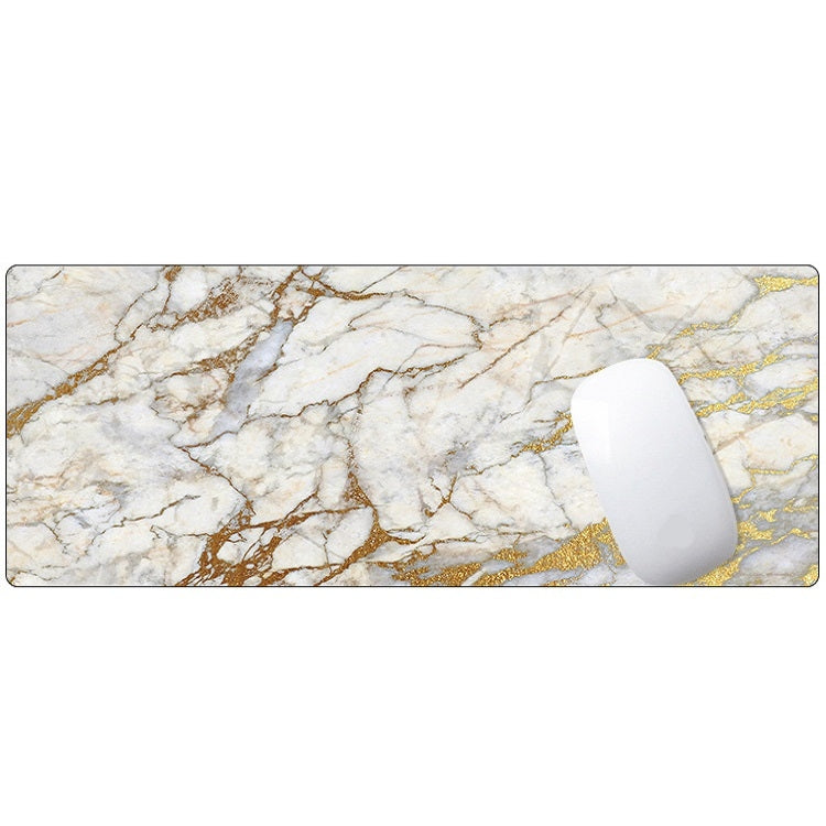 300x700x4mm Marbling Wear-Resistant Rubber Mouse Pad(Yellow Marble) - Mouse Pads by buy2fix | Online Shopping UK | buy2fix