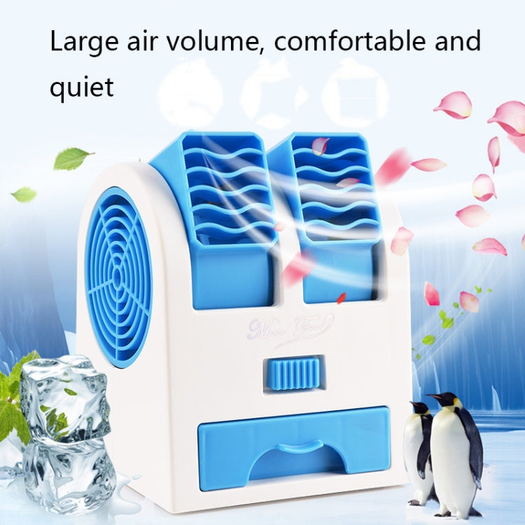 Mini Silent Dual-port Bladeless Cooling Fan(Green) - Consumer Electronics by buy2fix | Online Shopping UK | buy2fix