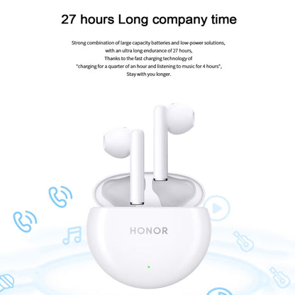 Honor Earbuds X5 Semi-in-ear Smart Call Noise Reduction Wireless Bluetooth Earphones(Coral Pink) - Bluetooth Earphone by Huawei | Online Shopping UK | buy2fix