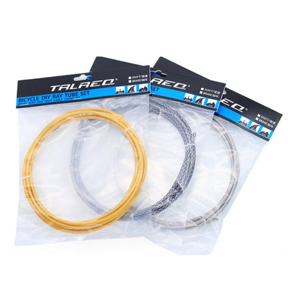 2 PCS TRLREQ ZH209 Mountain Road Car Bicycle 5mm Braided Tube, Style: 3m Variable Speed(Golden) - Outdoor & Sports by buy2fix | Online Shopping UK | buy2fix