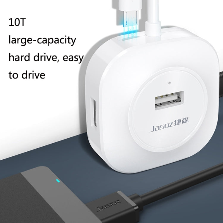 Jasoz High-Speed USB2.0 4-Ports HUB 1 to 4 Docking HUB, Colour: Black 0.5m - USB 2.0 HUB by Jasoz | Online Shopping UK | buy2fix