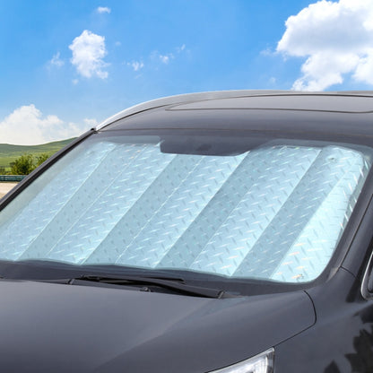 SHUNWEI 2 PCS Car Front Windshield Sunshade Summer Sun Protection And Heat Insulation Shading Board, Size: R-3921 140x70cm (Sedan) - Sound & Heat Insulation Cotton by SHUNWEI | Online Shopping UK | buy2fix