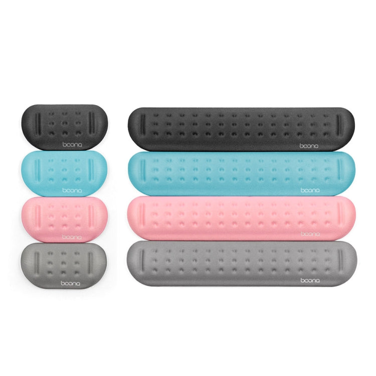 Baona Silicone Memory Cotton Wrist Pad Massage Hole Keyboard Mouse Pad, Style: Mouse Pad (Blue) - Mouse Pads by Baona | Online Shopping UK | buy2fix