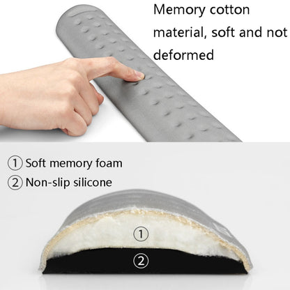 Baona Silicone Memory Cotton Wrist Pad Massage Hole Keyboard Mouse Pad, Style: Mouse Pad (Gray) - Mouse Pads by Baona | Online Shopping UK | buy2fix