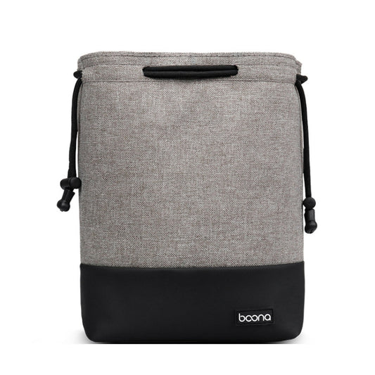 Baona Waterproof Micro SLR Camera Bag Protective Cover Drawstring Pouch Bag, Color: Medium Gray - Camera Accessories by Baona | Online Shopping UK | buy2fix