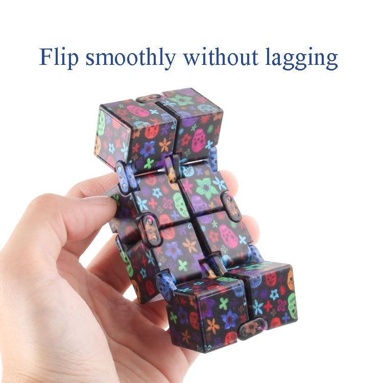 3 PCS Infinite Magic Cube Halloween & Christmas Theme Decompression Pocket Cube Second Order Cube Toy(No.335k-5 Skull Black) - Magic Cubes by buy2fix | Online Shopping UK | buy2fix