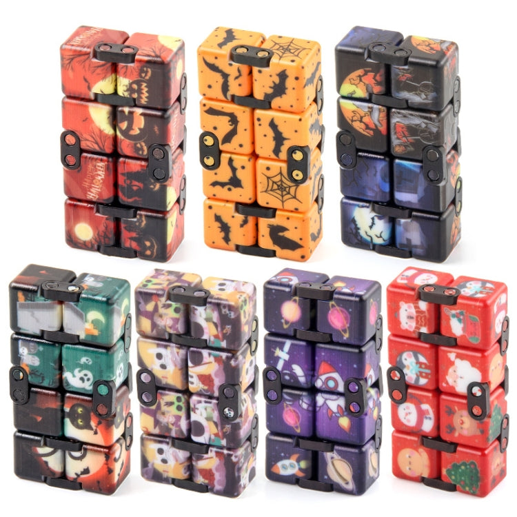 3 PCS  Infinite Magic Cube Halloween Theme Variety Flip Folding Second Order Magic Cube Finger Toy, Colour: NO.168-8-28 Space - Magic Cubes by buy2fix | Online Shopping UK | buy2fix