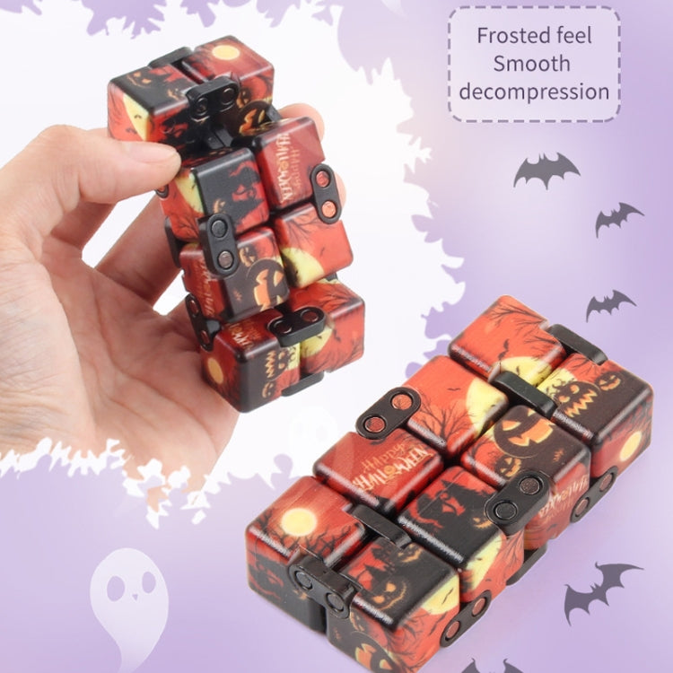 3 PCS  Infinite Magic Cube Halloween Theme Variety Flip Folding Second Order Magic Cube Finger Toy, Colour: NO.168-8-29 Red Christmas - Magic Cubes by buy2fix | Online Shopping UK | buy2fix