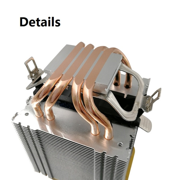 COOL STORM CT-4U-9cm Heat Pipe Dual-Tower CPU Radiator Copper Pipe 9 Cm Fan For Intel/AMD Platform Specification： Aurora Single Fan 4 Line - Fan Cooling by COOL STORM | Online Shopping UK | buy2fix