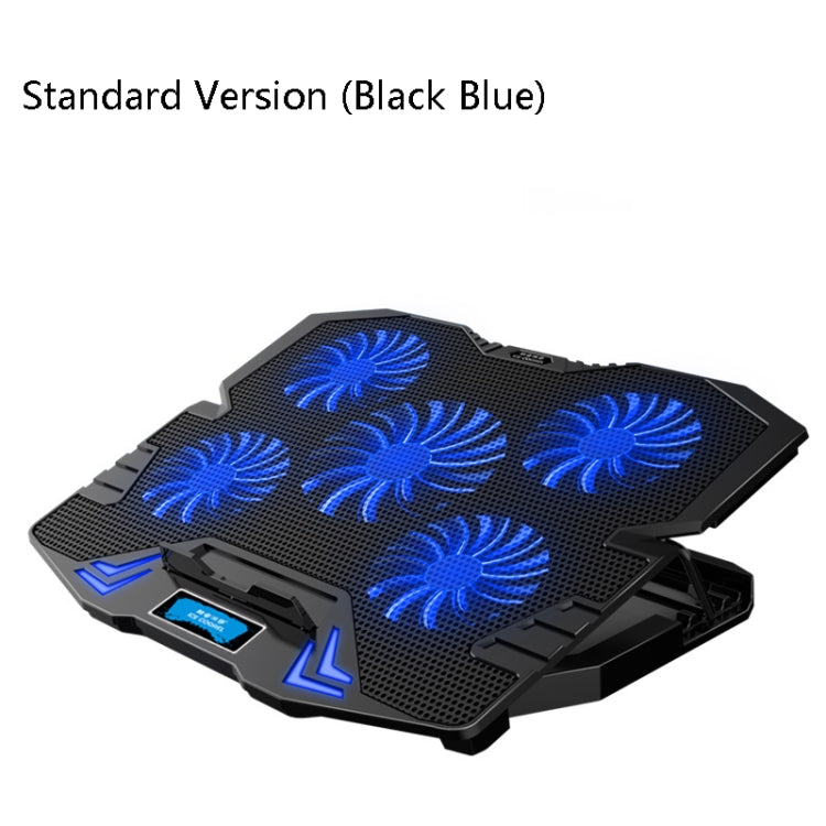 ICE COOREL K5 Laptop Radiator Computer Cooling Bracket, Colour: Standard Version (Black Blue) - Computer & Networking by ICE COOREL | Online Shopping UK | buy2fix