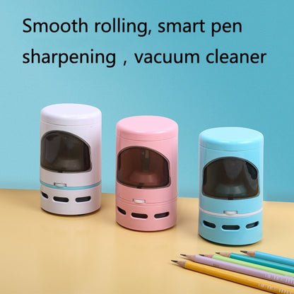 XCQ-01 Multifunctional Desktop Vacuum Cleaner with Pencil Sharpener Function(Pink) - Mini Vacuum Cleaner by buy2fix | Online Shopping UK | buy2fix