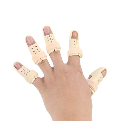 4 PCS Finger Splint Brace Adjustable Finger Support Protector For Fingers Arthritis Joint Finger Injury, Specification: No. 0: 38-42mm(Complexion) - Corrector by buy2fix | Online Shopping UK | buy2fix