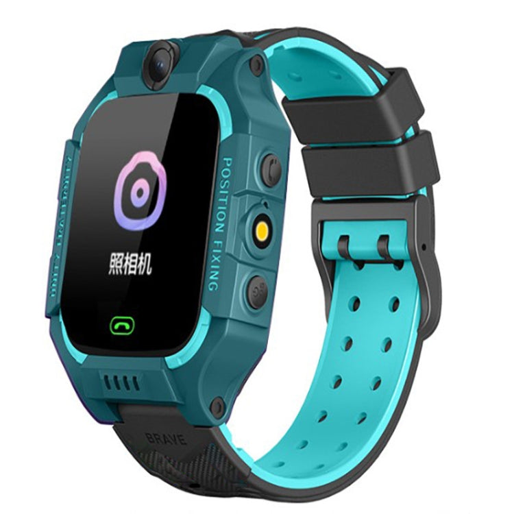 Z6 Children Phone Watch Smart Positioning Full Touch Screen Student Watch(Green)) - Smart Wear by buy2fix | Online Shopping UK | buy2fix