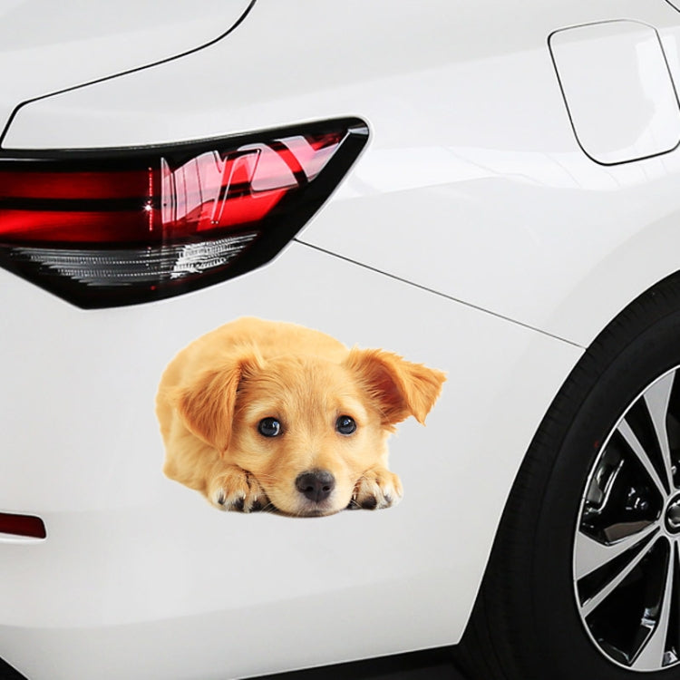 4 PCS Style 5 Small 3D Simulation Dog Car Stickers Rain-Proof Sunscreen Car Sticker Scratch Shaving Decoration Stickers - In Car by buy2fix | Online Shopping UK | buy2fix