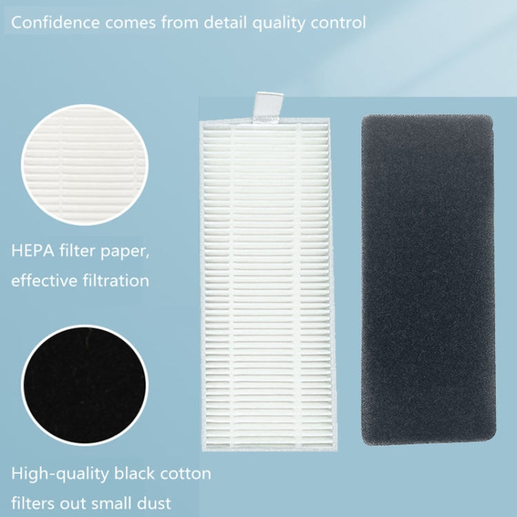 2 PCS Filter  Accessories For  Ecovacs Deebot U2/DGN22 - Consumer Electronics by buy2fix | Online Shopping UK | buy2fix