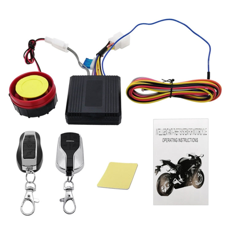 YL-B009 Motorcycle One-Way Remote Control Anti-Theft Alarm - In Car by buy2fix | Online Shopping UK | buy2fix