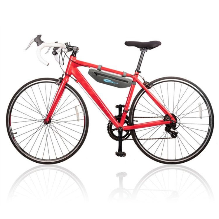 AFISHTOUR FB2035 2L Outdoor Sports Mountain Bike Triangle Beam Bag(Grey) - Bicycle Bags by AFISHTOUR | Online Shopping UK | buy2fix
