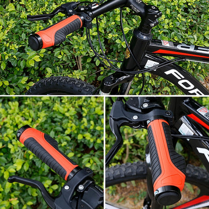 1 Pair Bicycle MTB Bike Handlebar Grips Rubber Anti-Slip Racing Bike Grip(Black) - Outdoor & Sports by buy2fix | Online Shopping UK | buy2fix