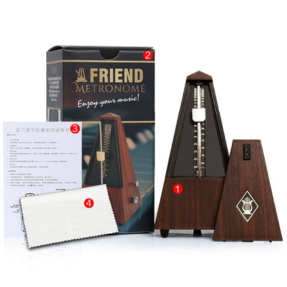 FRIEND Tower Mechanical Terrace Piano Guitar Violin Universal Rhythm Instrument(Tower Mahogany Color) - Stringed Instruments by buy2fix | Online Shopping UK | buy2fix
