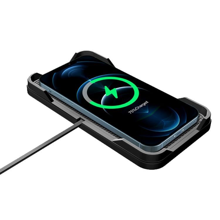 POLMXS C12 Car Anti-Slip Wireless Charger - Wireless Charging Pads by POLMXS | Online Shopping UK | buy2fix