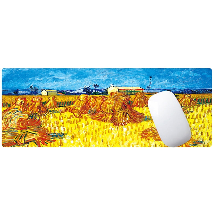 300x800x5mm Locked Am002 Large Oil Painting Desk Rubber Mouse Pad(Scarecrow) - Mouse Pads by buy2fix | Online Shopping UK | buy2fix