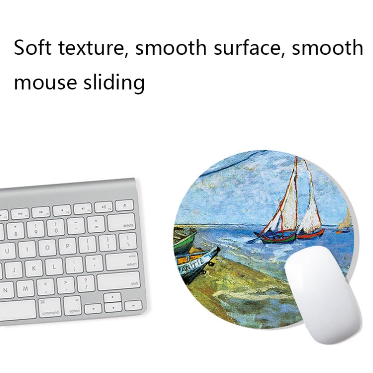 400x900x3mm Locked Am002 Large Oil Painting Desk Rubber Mouse Pad(Iris) - Mouse Pads by buy2fix | Online Shopping UK | buy2fix