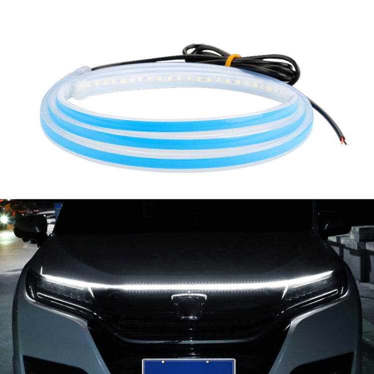 Car LED Streamer Decorative Hood Atmosphere Lights, Style: Monochrome White Light(1.8m) - In Car by buy2fix | Online Shopping UK | buy2fix