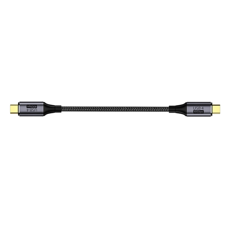 PD 100W Type-C to Type-C Fast Charging Nylon Braided Cable, Model: 0.3 m -  by buy2fix | Online Shopping UK | buy2fix
