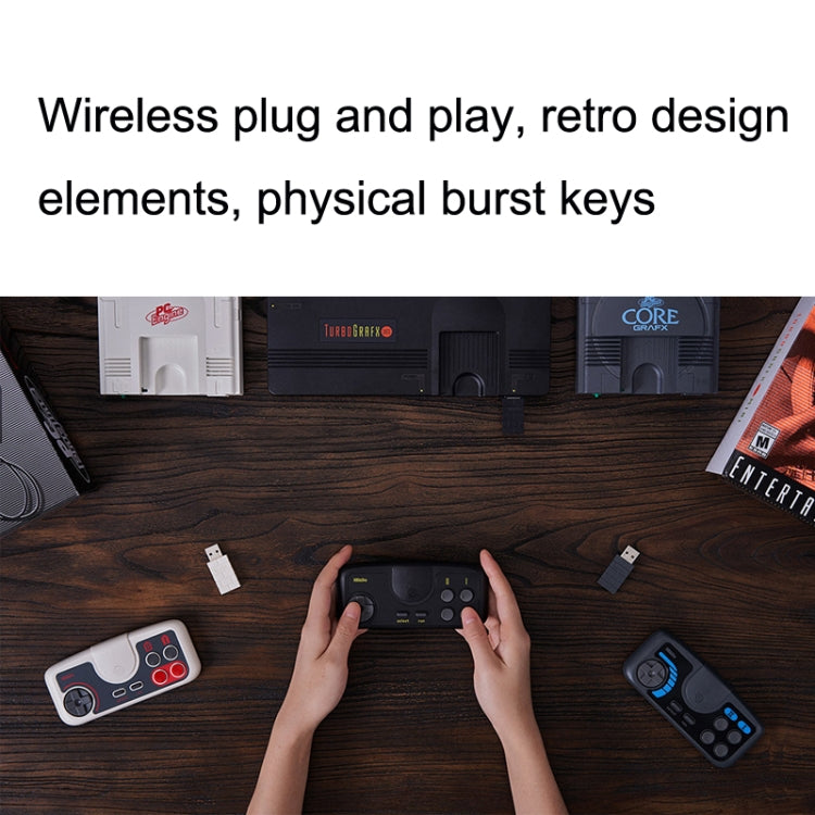 8Bitdo PCE2.4G Wireless Gamepad For Switch(Dark Gray) - Gamepads by 8Bitdo | Online Shopping UK | buy2fix