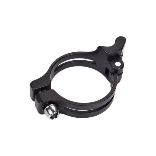 FMFXTR Bike Front Derailleur Clamp Straight Lock Turn to Clamp Converting Seat(Black 34.9mm) - Outdoor & Sports by FMFXTR | Online Shopping UK | buy2fix