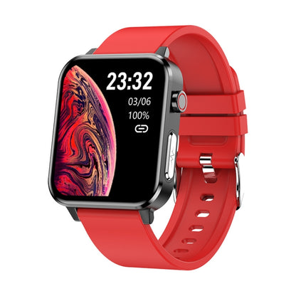 LOANIY E86 1.7 Inch Heart Rate Monitoring Smart Bluetooth Watch, Color: Red - Smart Watches by LOANIY | Online Shopping UK | buy2fix