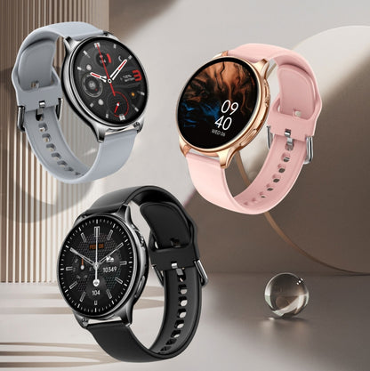 Wearkey Y22 1.32 Inch Bluetooth Calling Smart Watch with Rotary Button(Silver Gray) - Smart Wear by Wearkey | Online Shopping UK | buy2fix