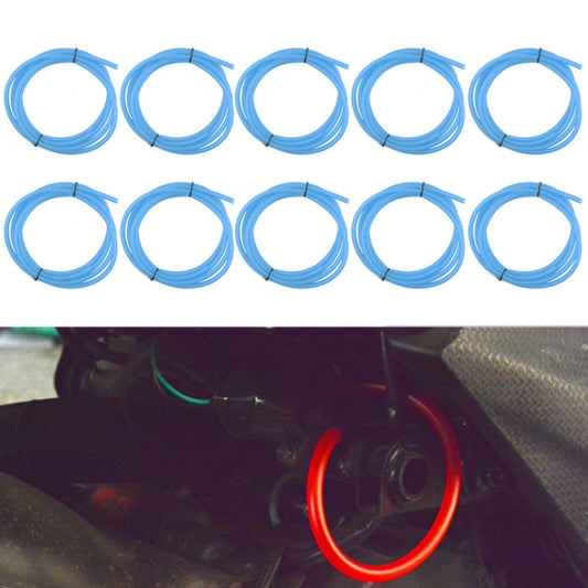 10PCS Motorcycle Modification Oil Pipe Rubber Gasoline Pipe, Length: 1m(Blue) - In Car by buy2fix | Online Shopping UK | buy2fix