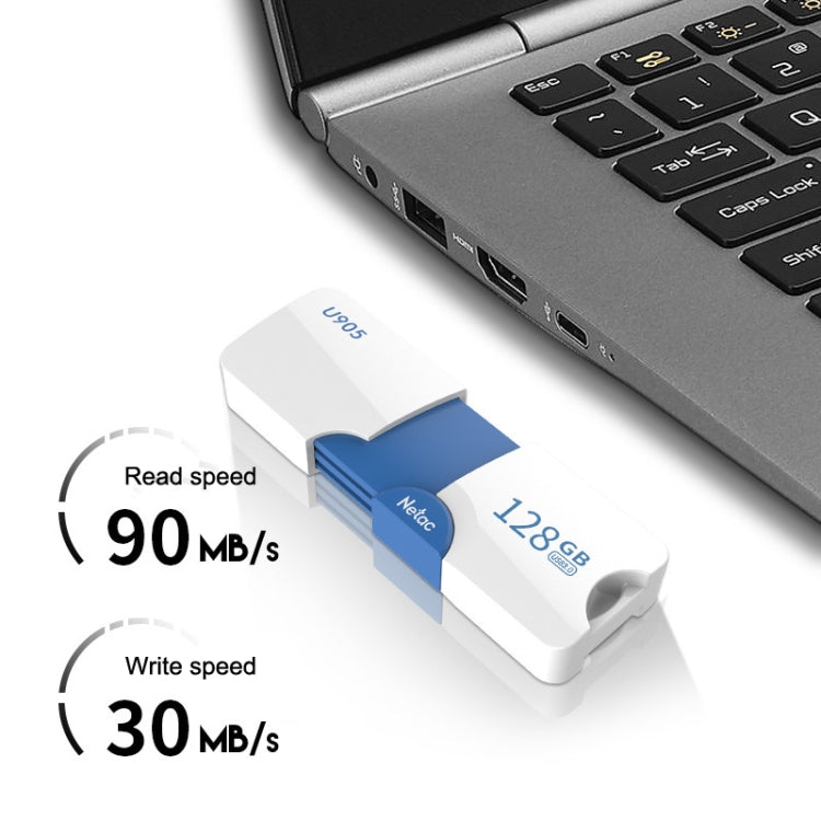 Netac U905 High Speed USB3.0 Retractable Car Music Computer USB Flash Drive, Capacity: 64GB - USB Flash Drives by Netac | Online Shopping UK | buy2fix