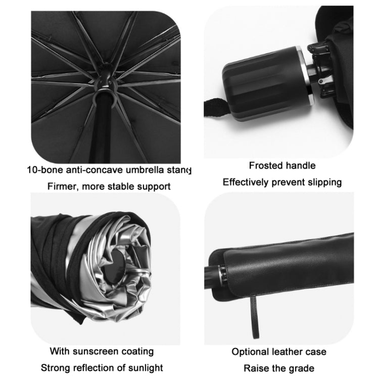 Car Windshield Telescopic Folding Thermal Insulation Parasol, Size: Large+4 PCS Side Sun Block - In Car by buy2fix | Online Shopping UK | buy2fix